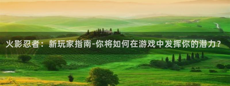 杜邦娱乐登陆测速：火影忍者：新玩家指南-你将如何在游戏中发挥