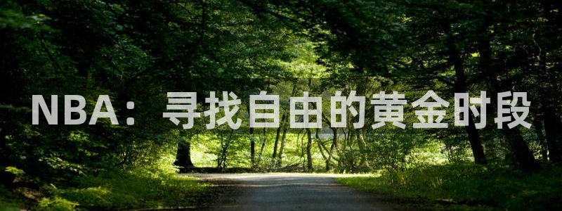 9255tv直播无插件nba：NBA：寻找自由的黄金时段